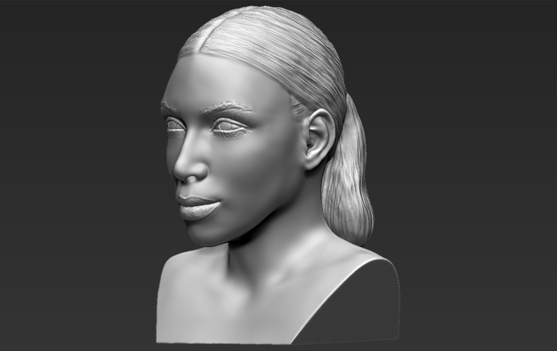 Kim Kardashian bust 3D printing ready stl obj 3D Print 232795