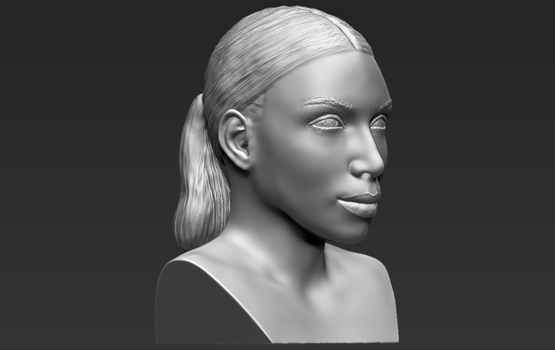 Kim Kardashian bust 3D printing ready stl obj 3D Print 232798