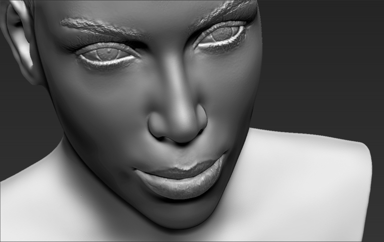 Kim Kardashian bust 3D printing ready stl obj 3D Print 232806