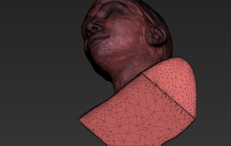 Kim Kardashian bust 3D printing ready stl obj 3D Print 232808