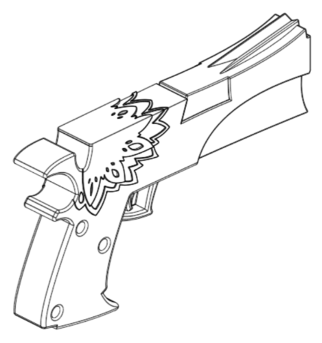 Panty Cosplay Gun 3D Print 232810