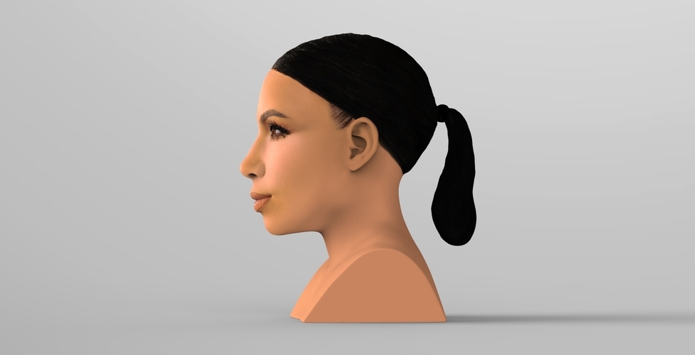 Kim Kardashian bust ready for full color 3D printing 3D Print 232814