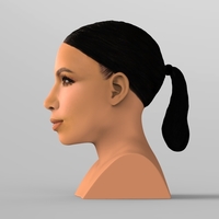 Kim Kardashian bust ready for full color 3D printing - Thumbnail 4