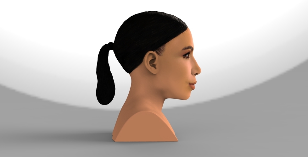 Kim Kardashian bust ready for full color 3D printing 3D Print 232815
