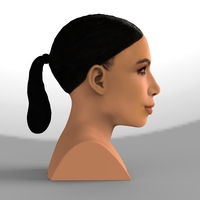 Kim Kardashian bust ready for full color 3D printing - Thumbnail 5