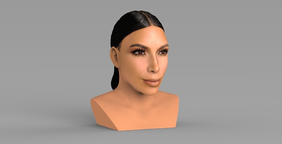 Kim Kardashian bust ready for full color 3D printing 3D Print 232816