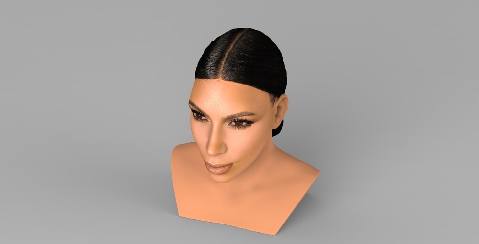 Kim Kardashian bust ready for full color 3D printing 3D Print 232817
