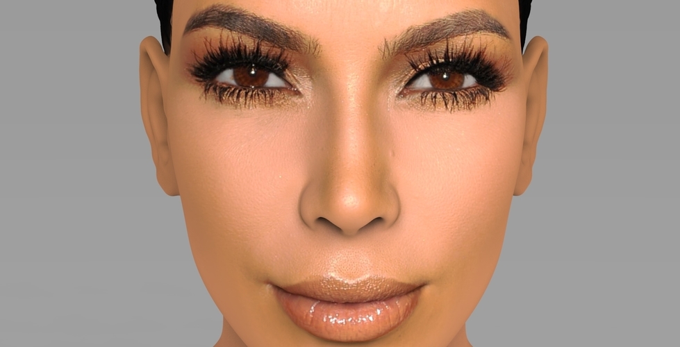 Kim Kardashian bust ready for full color 3D printing 3D Print 232818