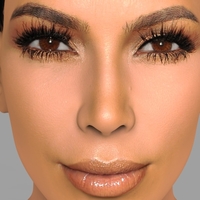 Kim Kardashian bust ready for full color 3D printing - Thumbnail 8