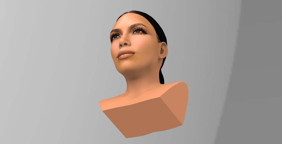 Kim Kardashian bust ready for full color 3D printing 3D Print 232820