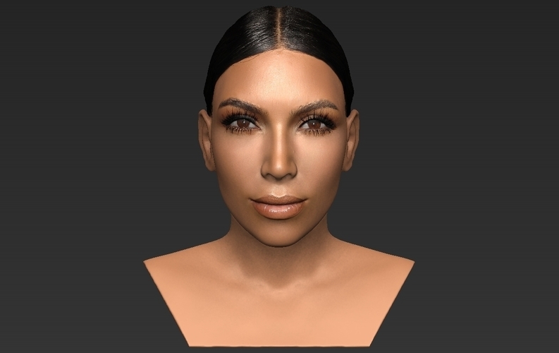 Kim Kardashian bust ready for full color 3D printing 3D Print 232821