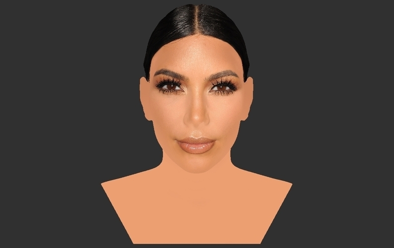 Kim Kardashian bust ready for full color 3D printing 3D Print 232822