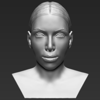 Kim Kardashian bust ready for full color 3D printing - Thumbnail 13
