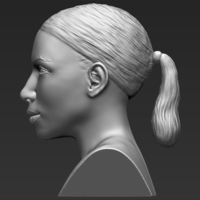Kim Kardashian bust ready for full color 3D printing - Thumbnail 15