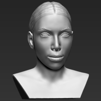 Kim Kardashian bust ready for full color 3D printing - Thumbnail 18