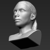 Kim Kardashian bust ready for full color 3D printing - Thumbnail 20