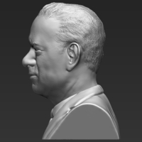 Tom Hanks bust 3D printing ready stl obj - Thumbnail 3