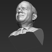 Tom Hanks bust 3D printing ready stl obj - Thumbnail 8