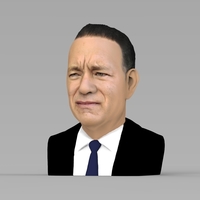 Tom Hanks bust ready for full color 3D printing - Thumbnail 2