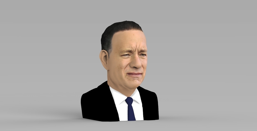 Tom Hanks bust ready for full color 3D printing 3D Print 232852