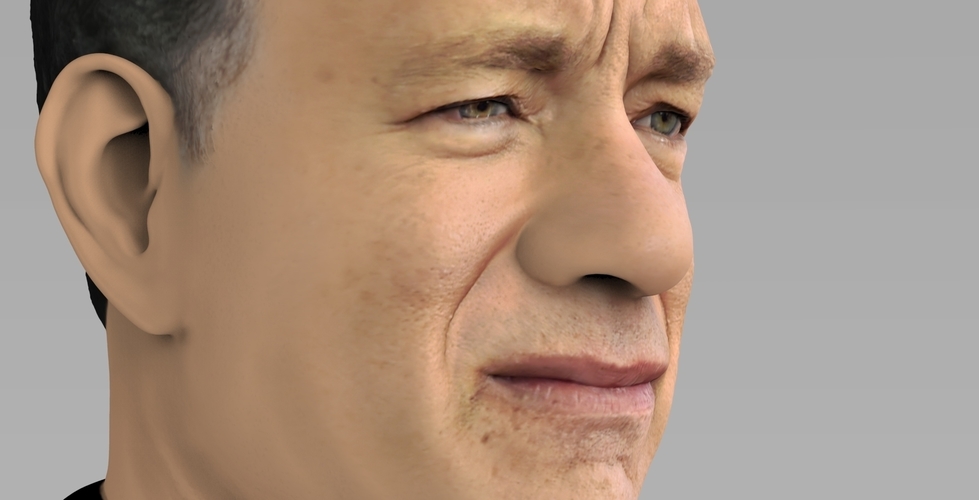 Tom Hanks bust ready for full color 3D printing 3D Print 232856