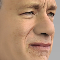 Tom Hanks bust ready for full color 3D printing - Thumbnail 8