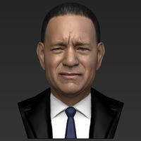 Tom Hanks bust ready for full color 3D printing - Thumbnail 10