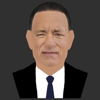 Tom Hanks bust ready for full color 3D printing - Thumbnail 11