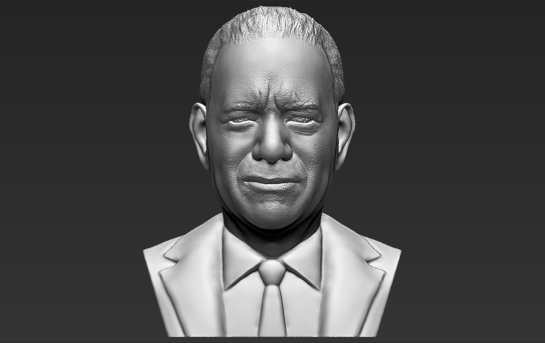 Tom Hanks bust ready for full color 3D printing 3D Print 232860