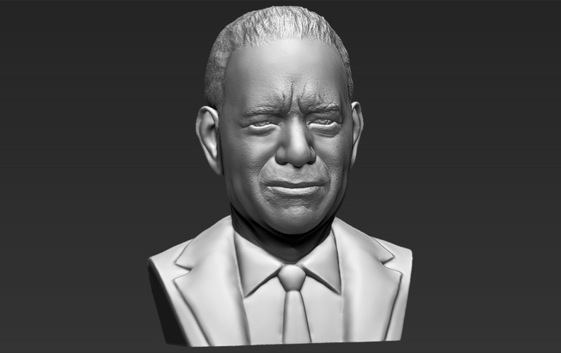 Tom Hanks bust ready for full color 3D printing 3D Print 232865