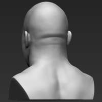 Stone Cold Steve Austin bust 3D printing ready stl obj - Thumbnail 5