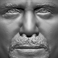 Stone Cold Steve Austin bust 3D printing ready stl obj - Thumbnail 14
