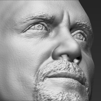 Stone Cold Steve Austin bust 3D printing ready stl obj - Thumbnail 16