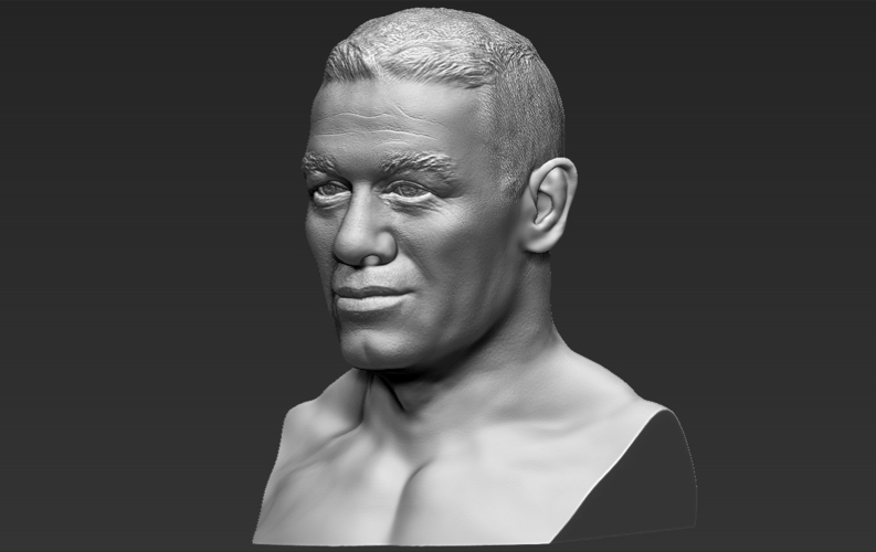 John Cena bust 3D printing ready stl obj 3D Print 232916