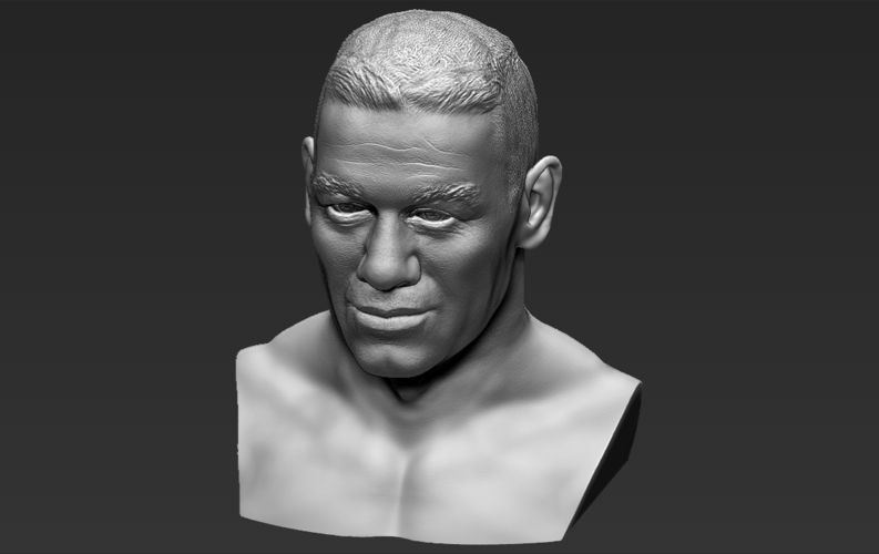 John Cena bust 3D printing ready stl obj 3D Print 232922