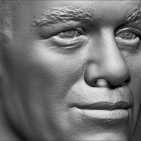 John Cena bust 3D printing ready stl obj - Thumbnail 13