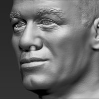 John Cena bust 3D printing ready stl obj - Thumbnail 15
