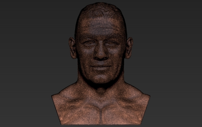 John Cena bust 3D printing ready stl obj 3D Print 232930