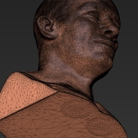 John Cena bust 3D printing ready stl obj - Thumbnail 18