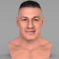 Small John Cena bust ready for full color 3D printing 3D Printing 232932