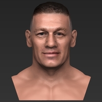 John Cena bust ready for full color 3D printing - Thumbnail 2