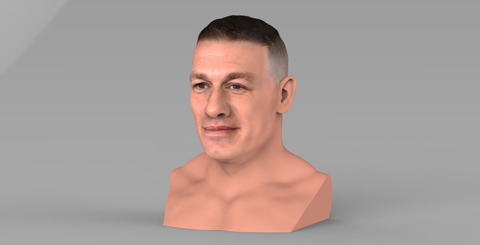 John Cena bust ready for full color 3D printing 3D Print 232935
