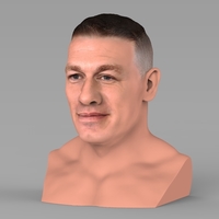 John Cena bust ready for full color 3D printing - Thumbnail 4