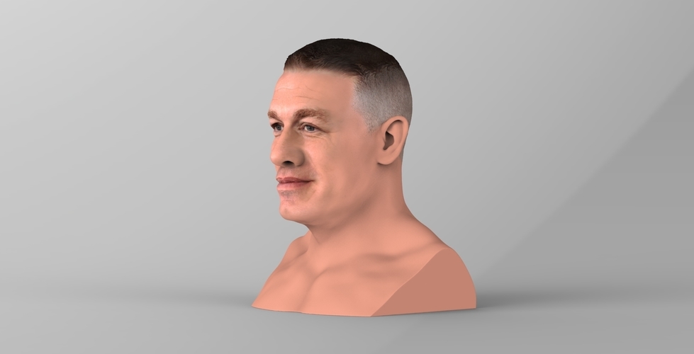 John Cena bust ready for full color 3D printing 3D Print 232936