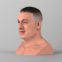 John Cena bust ready for full color 3D printing - Thumbnail 5
