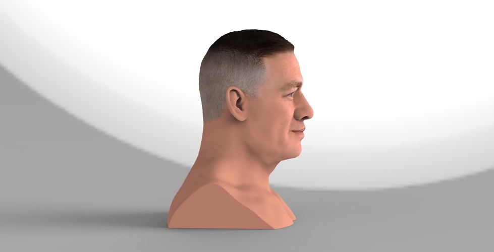 John Cena bust ready for full color 3D printing 3D Print 232938