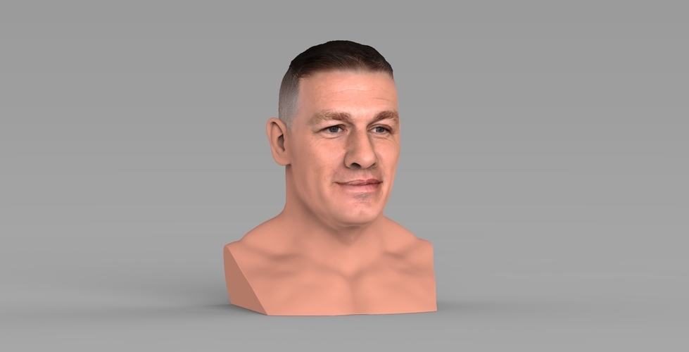 John Cena bust ready for full color 3D printing 3D Print 232939