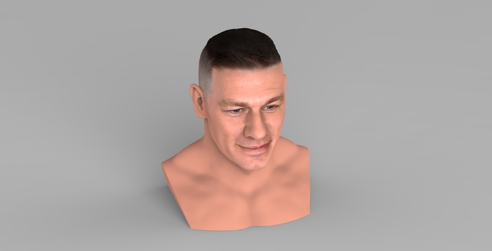 John Cena bust ready for full color 3D printing 3D Print 232940