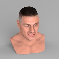 John Cena bust ready for full color 3D printing - Thumbnail 9