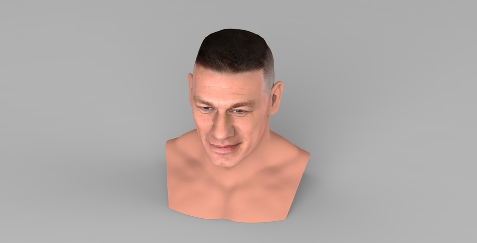 John Cena bust ready for full color 3D printing 3D Print 232941